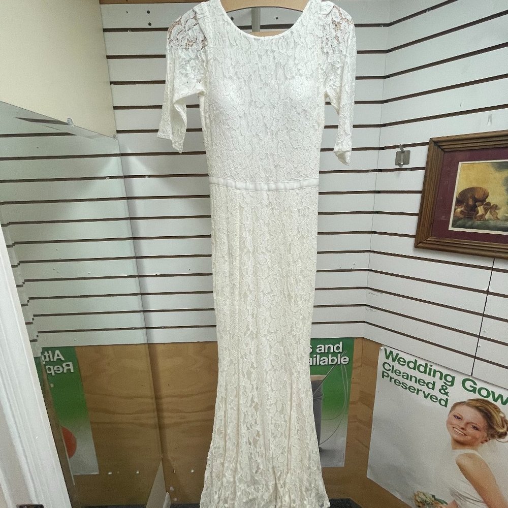Reformation Sustainable Lace Wedding Dress